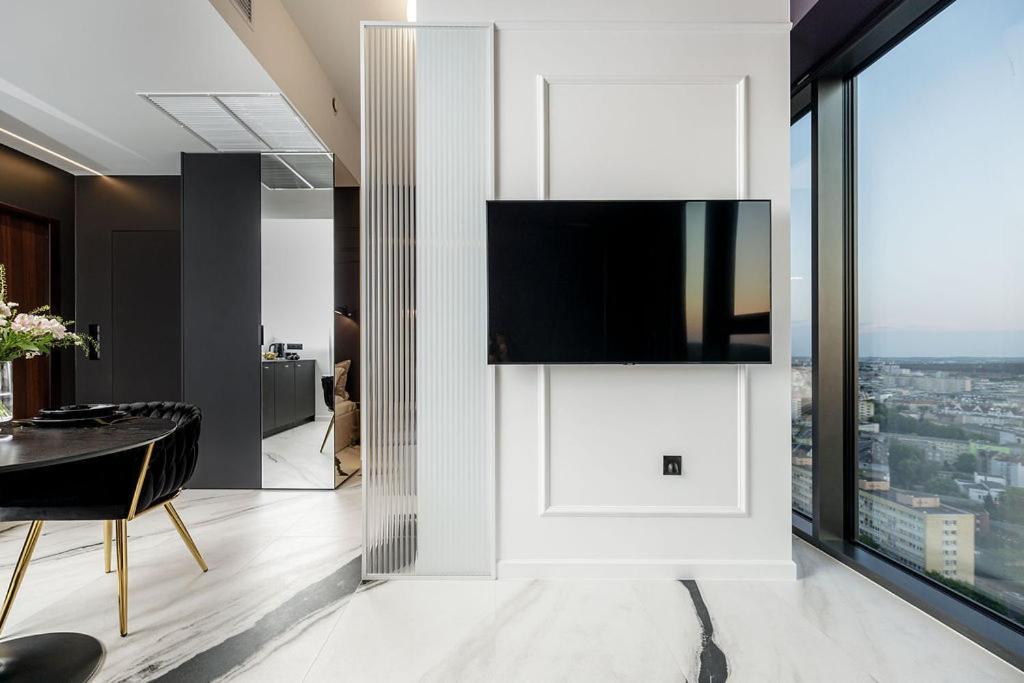Ms Hanza Tower Apartment 20 Floor Szczecin Kültér fotó